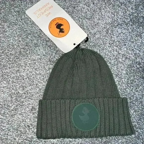 NWT SAVE THE DUCK UNISEX FOREST GREEN DOYLE HAT - Picture 1 of 5